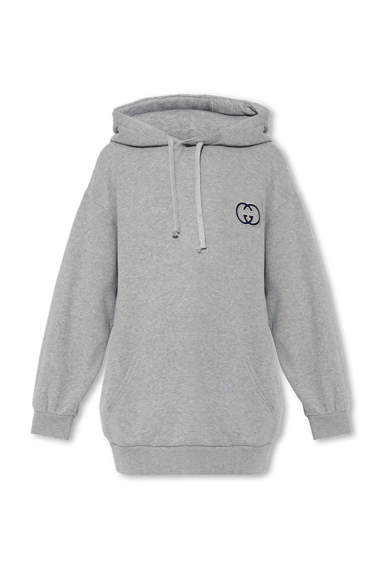 Grey Hoodie with logo Gucci - Vitkac GB